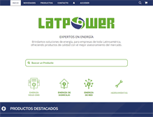 Tablet Screenshot of latpower.com